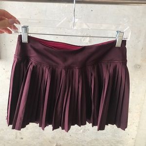 lululemon pleated tennis skirt sz 4